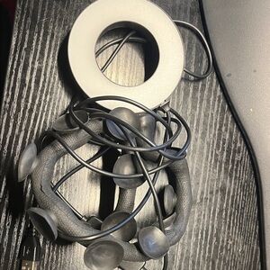 Black USB Ring Light with Flexible Mount